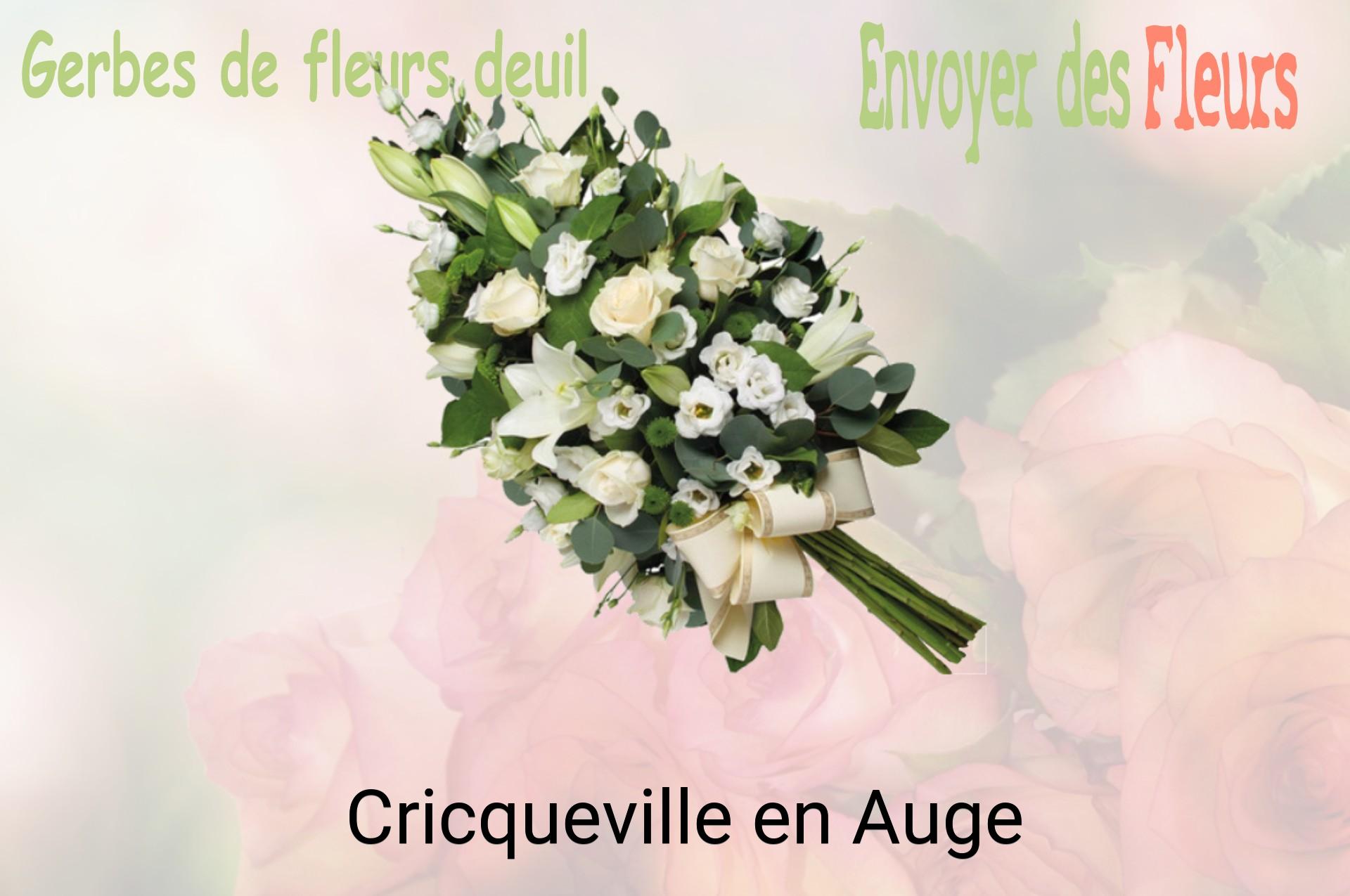 Gerbe de fleurs de deuil livrée à Cricqueville-en-Auge
